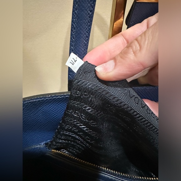 Prada Studded Saffiano Turn Lock Tote - Picture 15 of 16